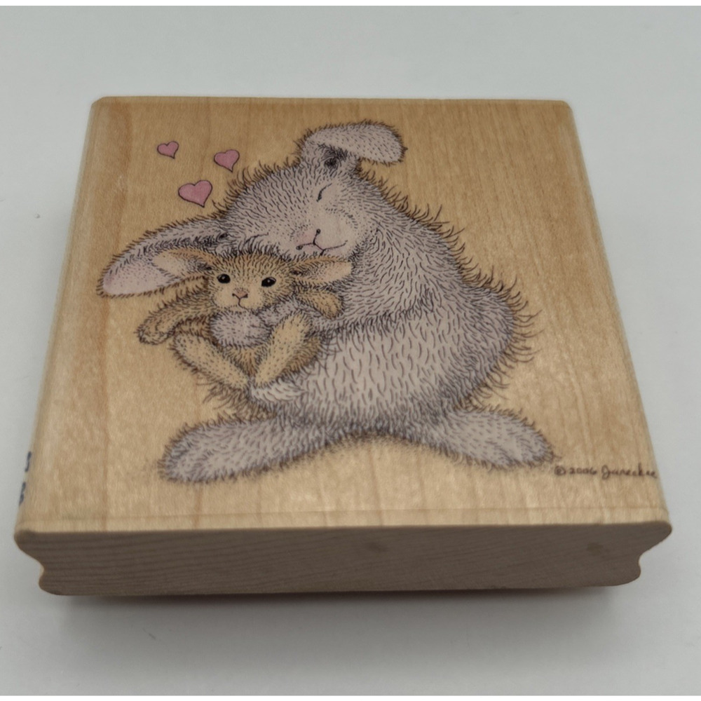 Stampability‎ House Mouse Designs LOVE BUNNY Rabbit Rubber Stamp HMI-1014